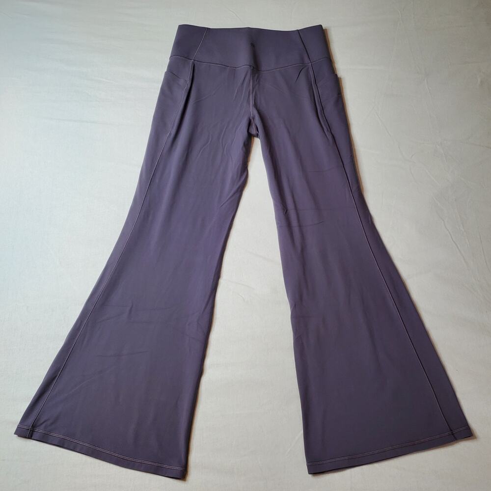 Athleta Women's Size XL Salutation Stash Flare Pant Purple 465607 - Picture 5 of 9